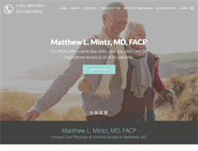 Tablet Screenshot of drmintz.com